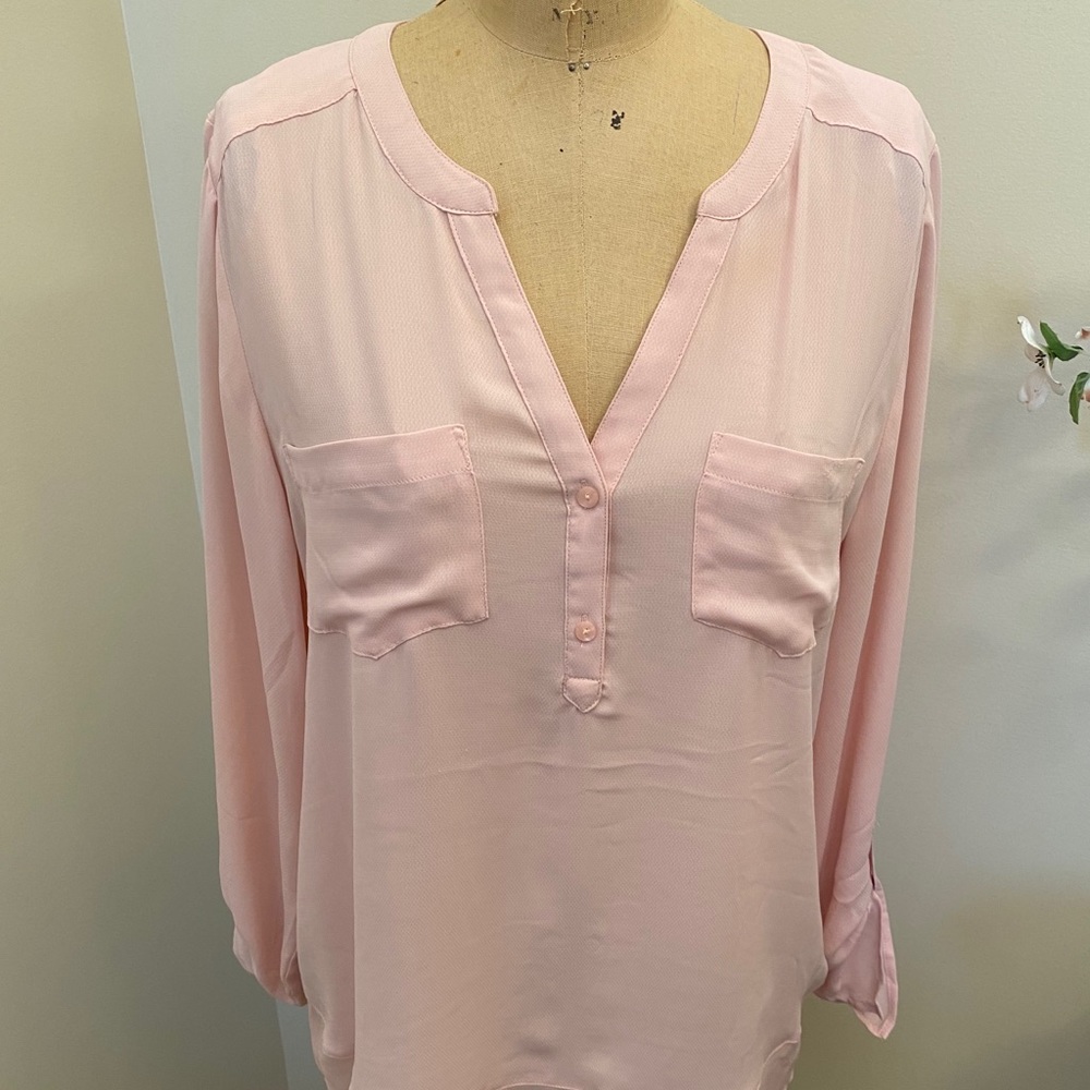 Maurice’s pink dress shirt